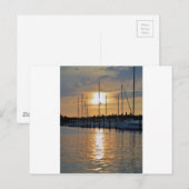 Sunset in Southport Briefkaart (Voorkant / Achterkant)