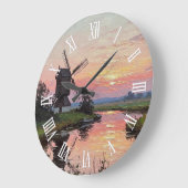 Sunset in The Broads England Travel Grote Klok (Hoek)