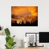 Sunset in the Sierras - Print (Thuiskantoor)