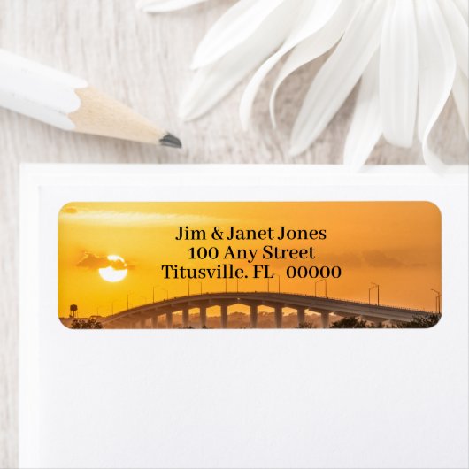 Sunset in Titusville, Florida - Reisfotografie Etiket (Insitu)