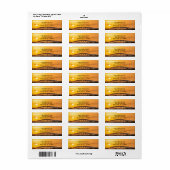 Sunset in Titusville, Florida - Reisfotografie Etiket (Full Sheet)