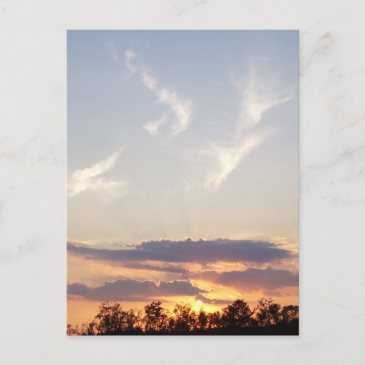 Sunset in Tomball, Texas Briefkaart (Voorkant)