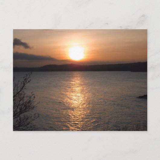 Sunset in Torquay, Devon Briefkaart (Voorkant)