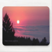 Sunset in Trinity County, Californië Muismat (Voorkant)