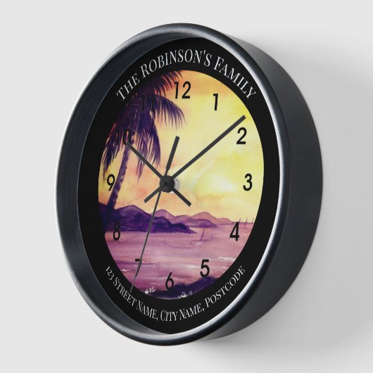 Sunset in Tropics Painting van Farida Greenfield (Hoek)