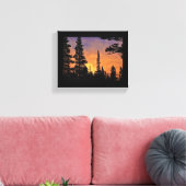 Sunset in Tuolumne Meadows, Yosemite, CA Canvas Afdruk (Insitu (Woonkamer))