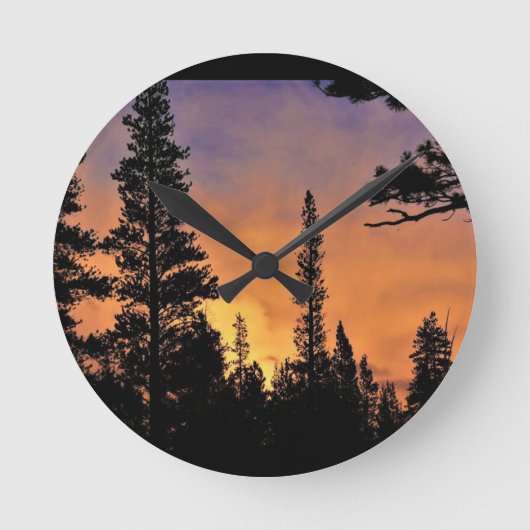 Sunset in Tuolumne Meadows, Yosemite, CA Ronde Klok (Voorkant)