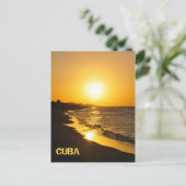 Sunset in Varadero, Cuba Briefkaart (Staand voorkant)