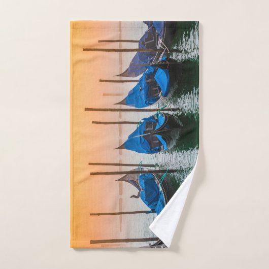 Sunset in Venetië Bad Handdoek (Handdoek)