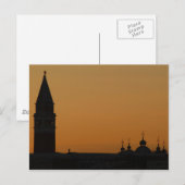 Sunset in Venetië Briefkaart (Voorkant / Achterkant)