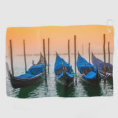 Sunset in Venetië Golfhanddoek (Horizontaal)