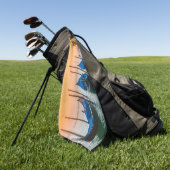 Sunset in Venetië Golfhanddoek (Groen)