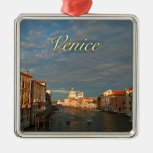 Sunset in Venetië, Italië Metalen Ornament