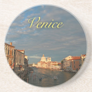 Sunset in Venetië, Italië Zandsteen Onderzetter