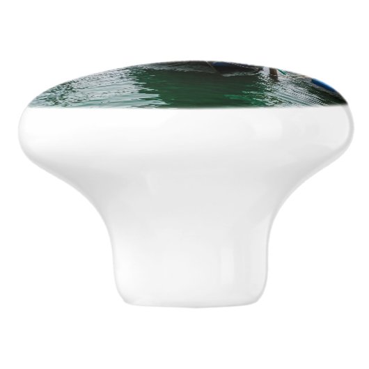 Sunset in Venetië Keramische Knop (Zijkant)