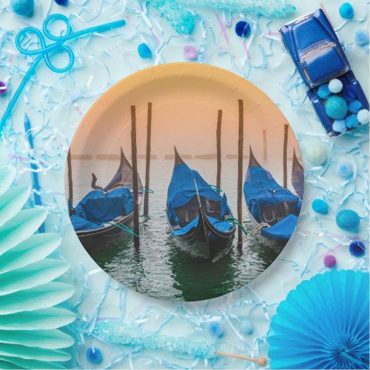 Sunset in Venetië Papieren Bordje (Feest)