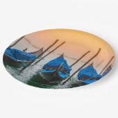 Sunset in Venetië Papieren Bordje (Gekanteld)