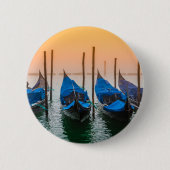 Sunset in Venetië Ronde Button 5,7 Cm (Voorkant)