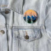Sunset in Venetië Ronde Button 5,7 Cm (In situ)