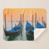 Sunset in Venetië Sherpa Deken (Voorkant (horizontaal))