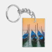 Sunset in Venetië Sleutelhanger (Voorkant Links)
