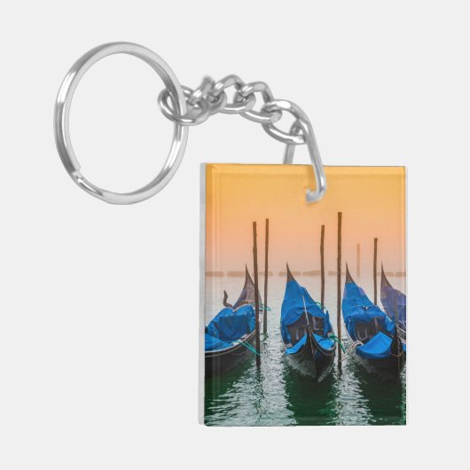 Sunset in Venetië Sleutelhanger (Voorkant Links)