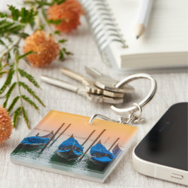 Sunset in Venetië Sleutelhanger