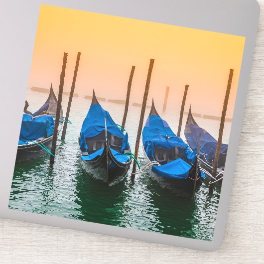 Sunset in Venetië Sticker (Detail)