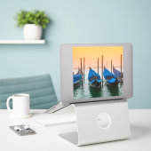 Sunset in Venetië Sticker (Laptop op bureau)