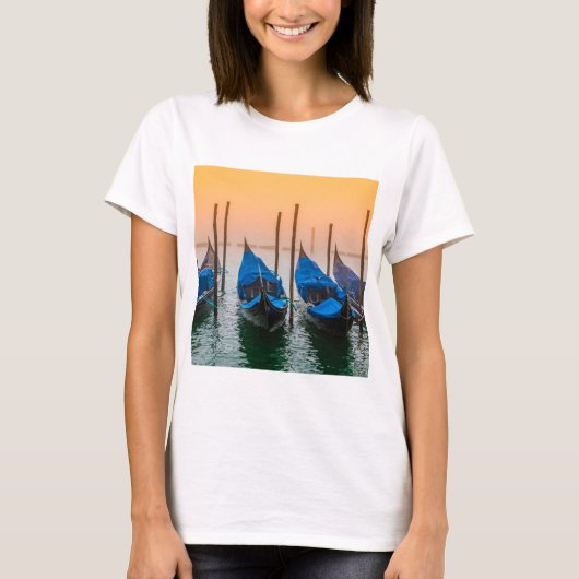 Sunset in Venetië T-shirt (Voorkant)