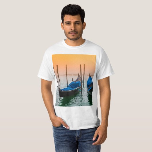 Sunset in Venetië T-shirt (Voorkant volledig)