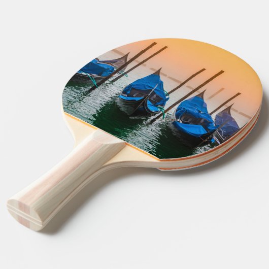 Sunset in Venetië Tafeltennisbatje (Voorkant Gekanteld)