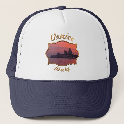Sunset in Venetië Trucker Pet (Voorkant)