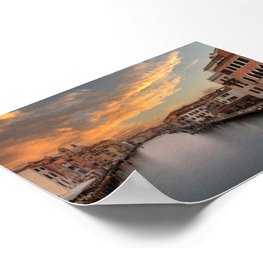 Sunset in Venice Poster (Hoek)