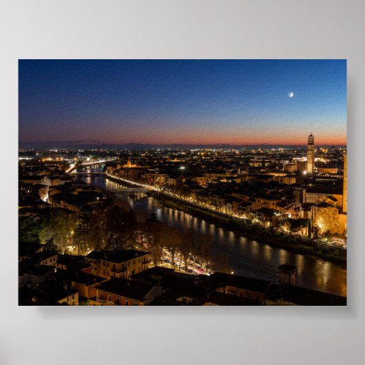 Sunset in Verona Poster (Voorkant)