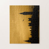 Sunset in Westminster - Big Ben - London-Puzzle Legpuzzel (Verticaal)
