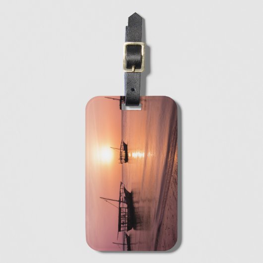 Sunset in Zanzibar Bagagelabel (Voorkant (verticaal))