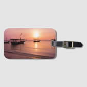 Sunset in Zanzibar Bagagelabel (Voorkant (horizontaal))