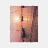 Sunset in Zanzibar Fleece Deken (Voorkant)