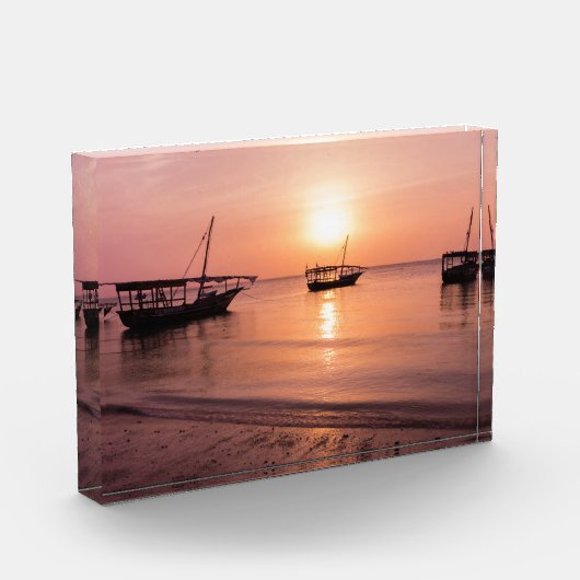 Sunset in Zanzibar Fotoblokken (Links)