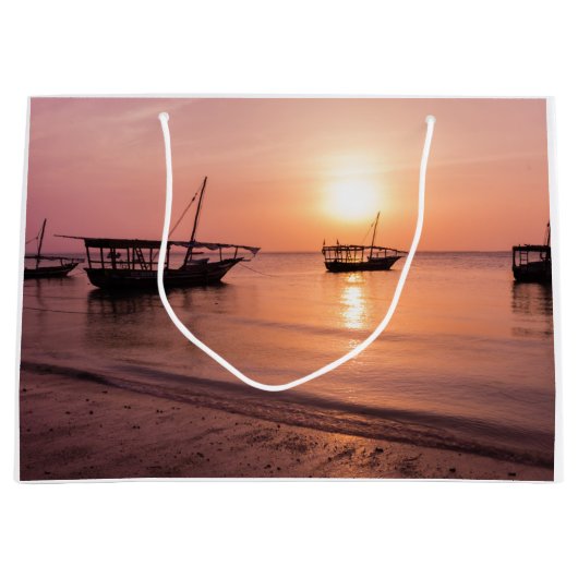 Sunset in Zanzibar Groot Cadeauzakje (Voorkant)