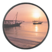 Sunset in Zanzibar Hockey Puck (Voorkant)