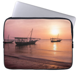 Sunset in Zanzibar Laptop Sleeve