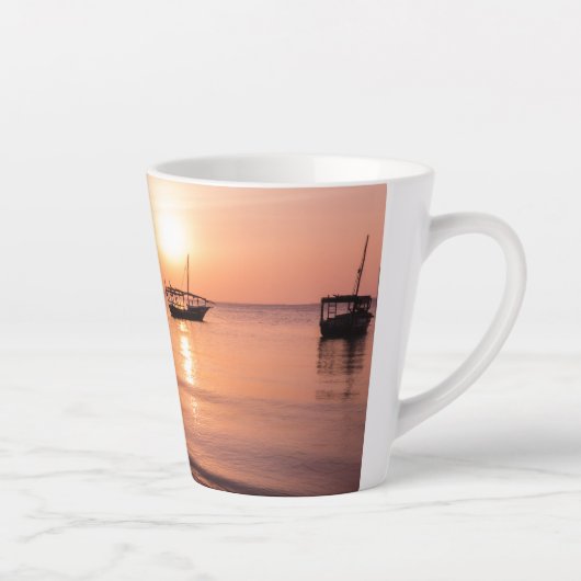 Sunset in Zanzibar Latte Mok (Rechts)