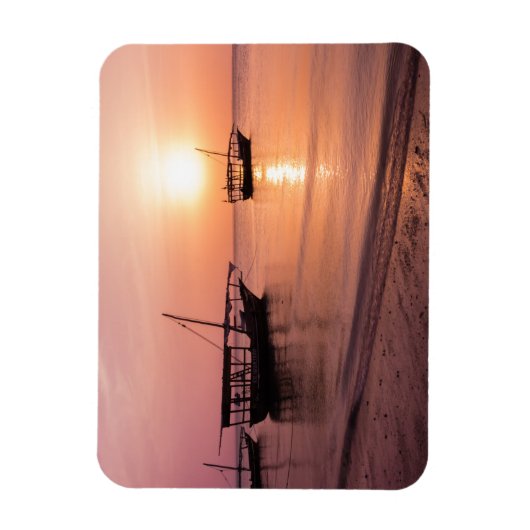 Sunset in Zanzibar Magneet (Verticaal)