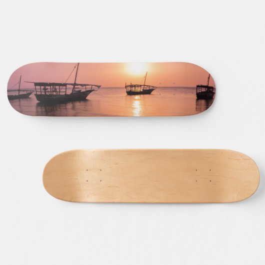 Sunset in Zanzibar Persoonlijk Skateboard (Horizontaal)