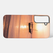 Sunset in Zanzibar Samsung Galaxy Hoesje (Achterkant horizontaal)