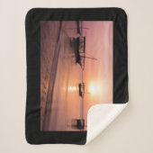Sunset in Zanzibar Sherpa Deken (Voorkant)