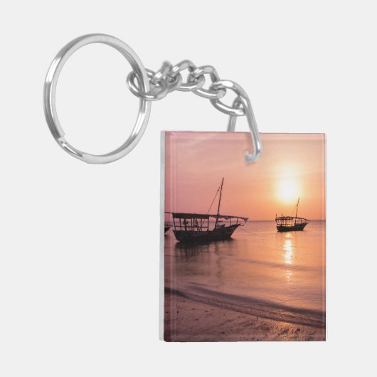Sunset in Zanzibar Sleutelhanger (Voorkant Links)