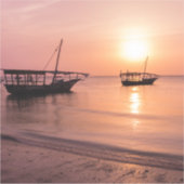 Sunset in Zanzibar Sticker (Voorkant)
